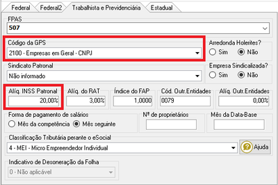 Exemplo de Enquadramento