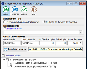 Lançamento de Redução de Jornada